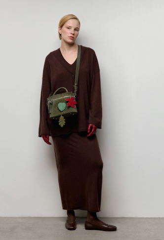 Сумка W4103 Зеленый (велюр)